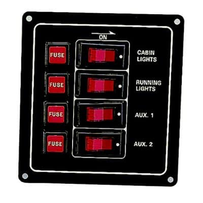 AAA 4 Gang Switch Panel - Image