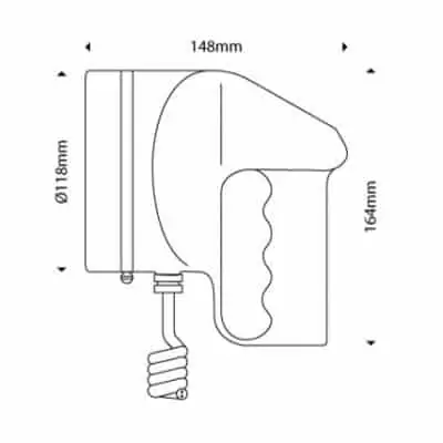 Aqua Signal Searchlight 12v - Image
