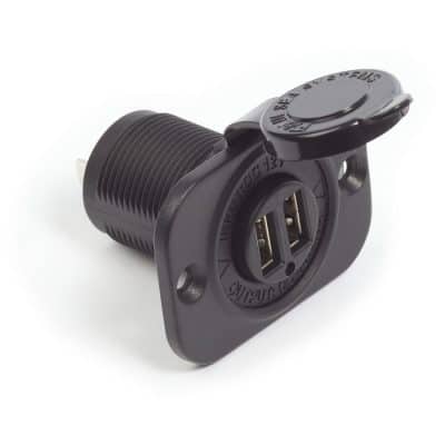 Blue Sea Dual USB Charge Socket - BLUE SEA DUAL USB CHARGE SOCKE