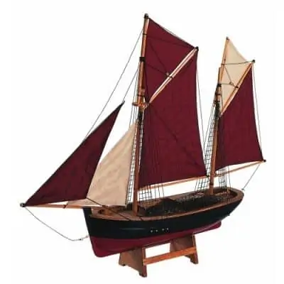 Brixham Trawler Breton Sails - Image
