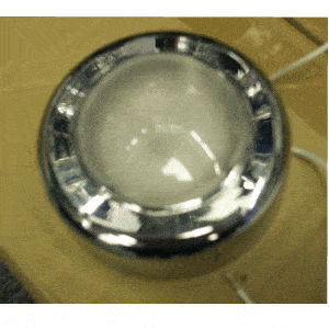 Dome Light Chrome Plated Brass - New Image