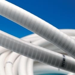 White Odour Free Hose for Toilets - Image