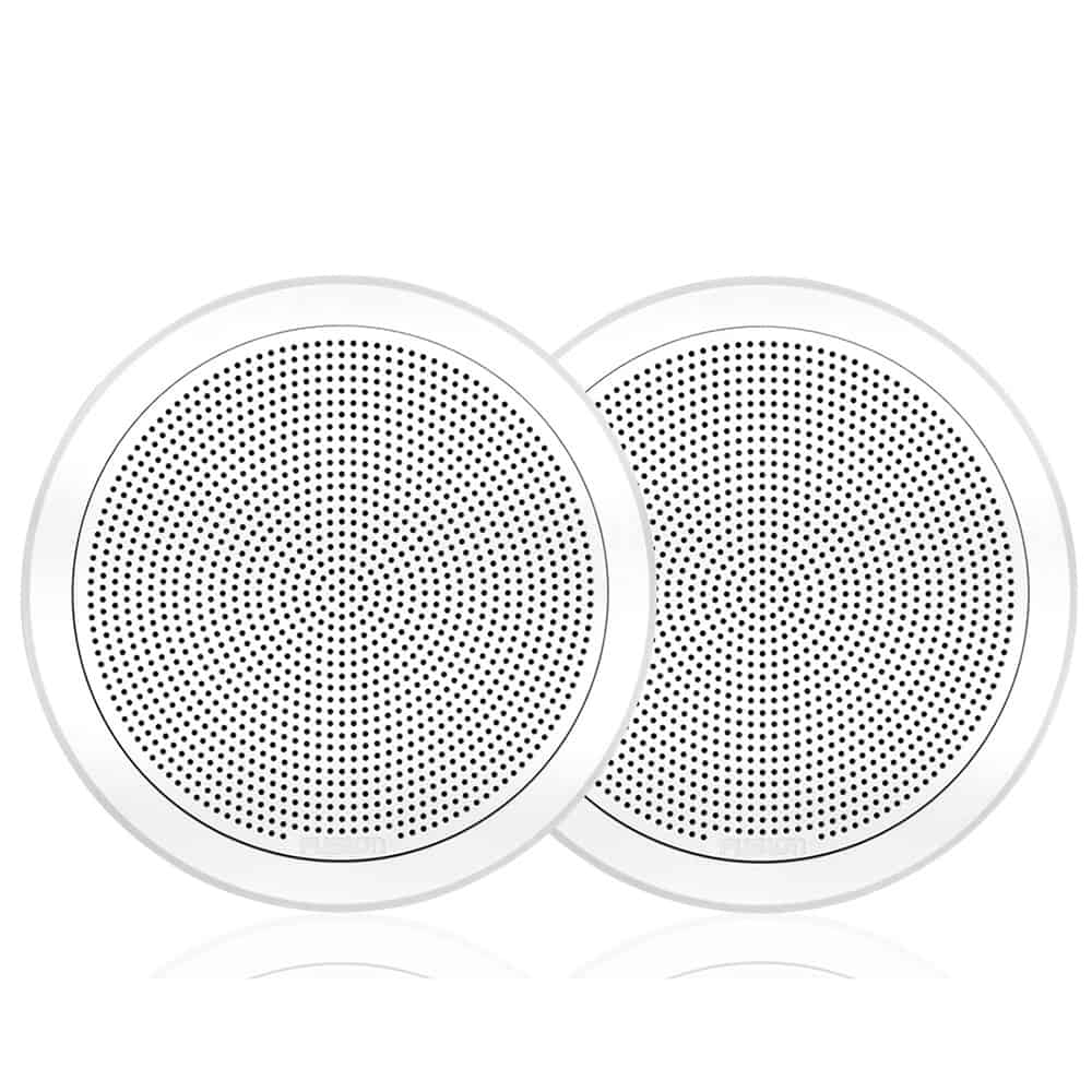 Fusion Round Flush Speaker 6.5" - White