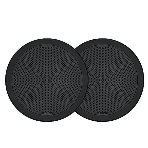Fusion Round Flush Speaker 6.5" - Black