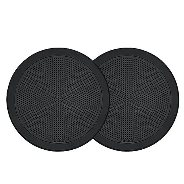 Fusion Round Flush Speaker 6.5" - Black