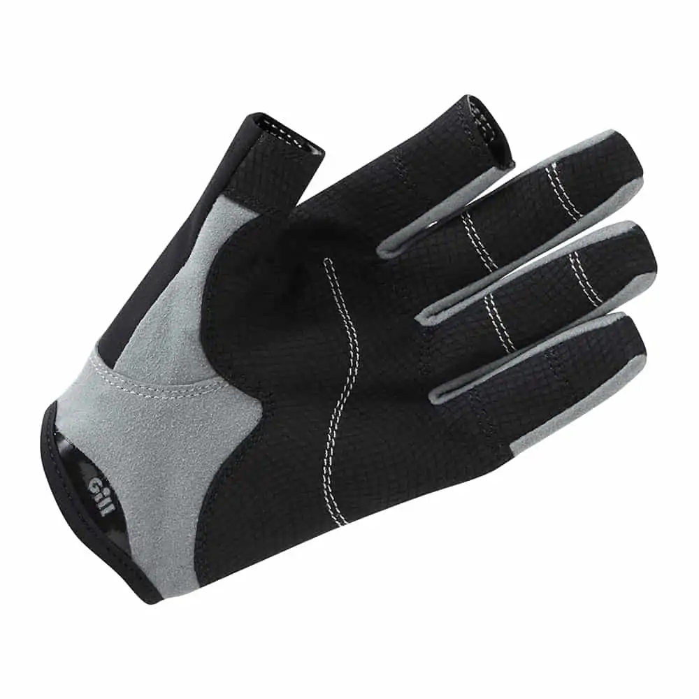 Gill Deckhand Gloves Long Finger - Black
