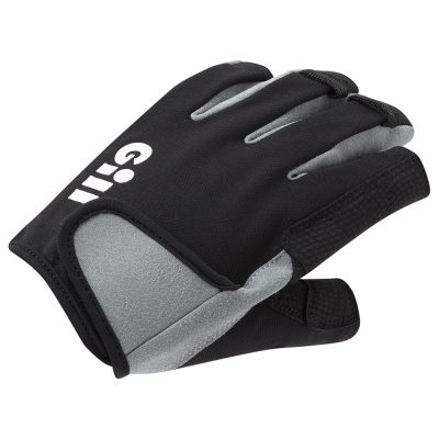 Gill Deckhand Gloves Short Finger - Black