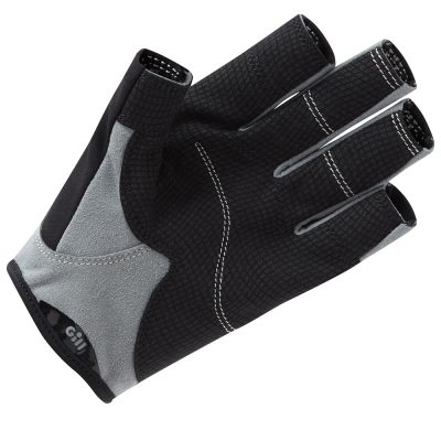 Gill Deckhand Gloves Short Finger - Black