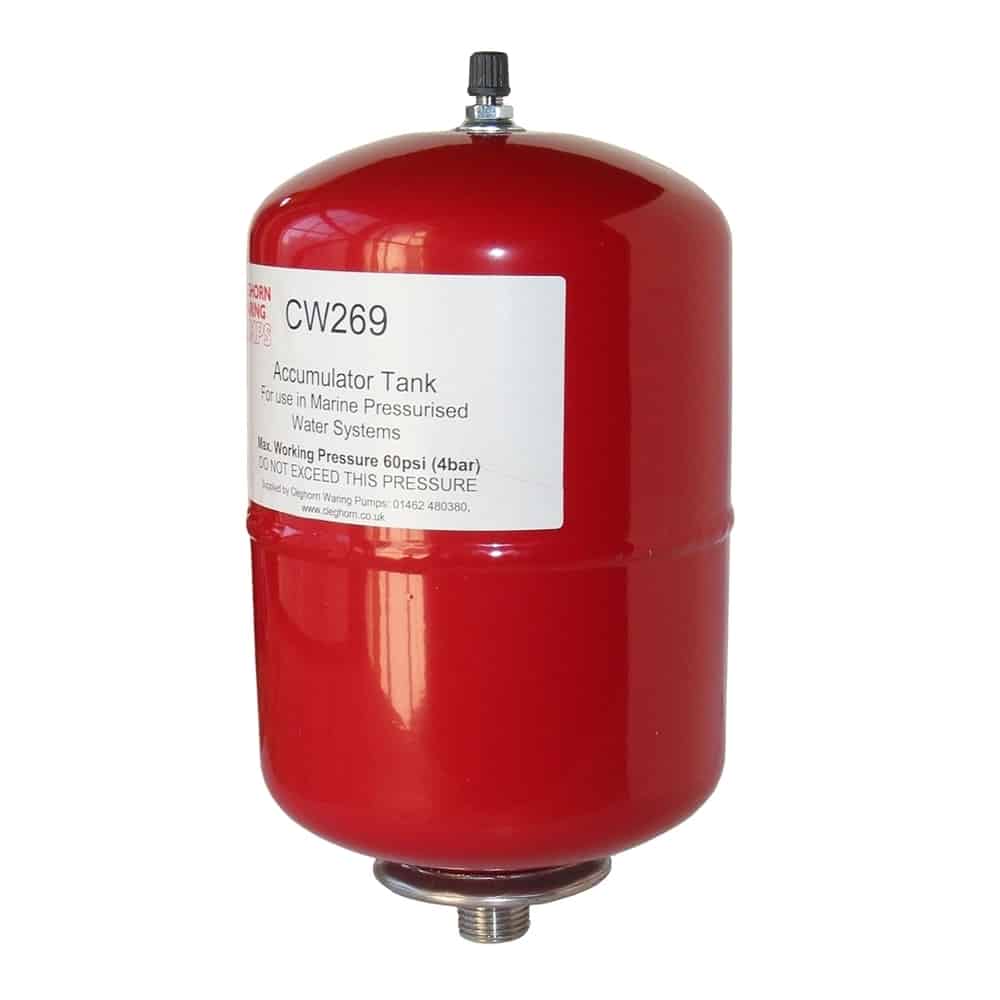 Jabsco Accumulator Tank 1 Litre (inc Membrane)