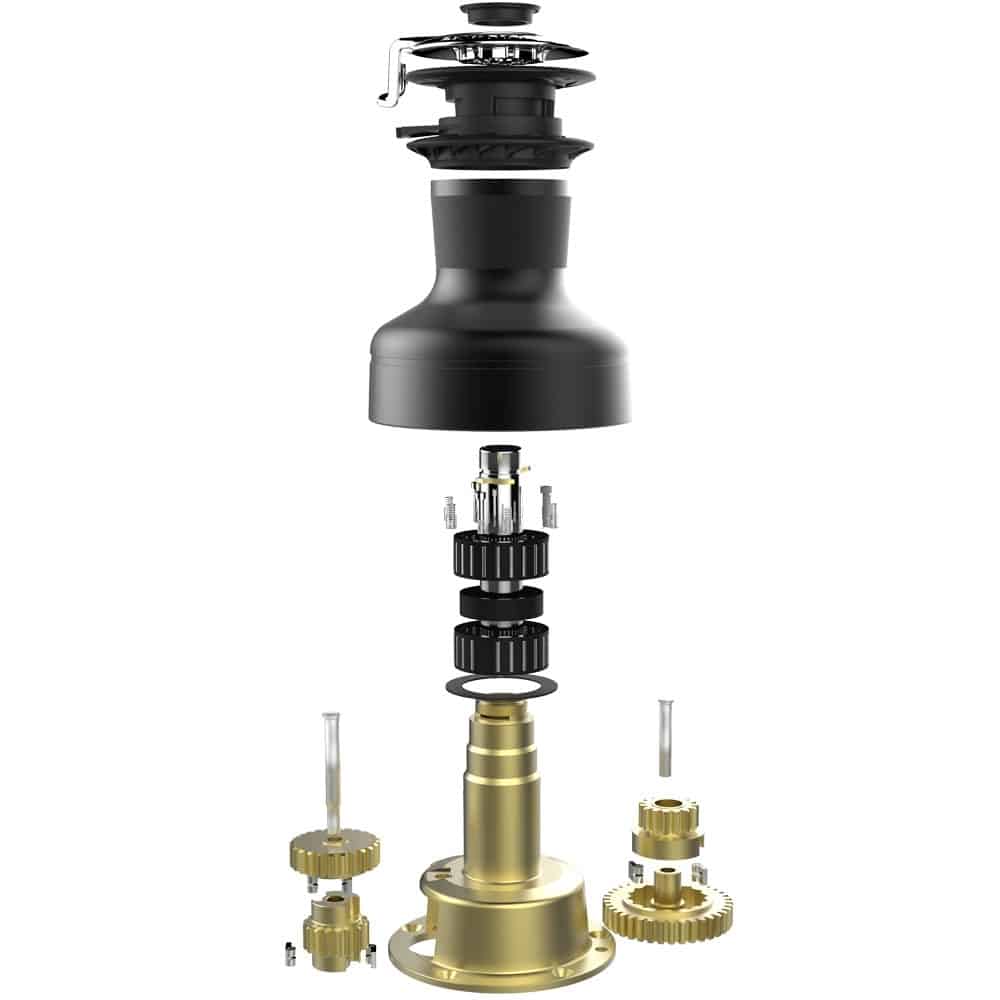 Lewmar Evo Self Tailing Winches. - Exploded