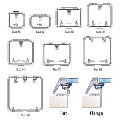 Lewmar Ocean Hatch - Flat or Flange Base - Image