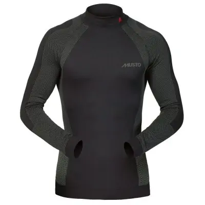 Musto Active Base Layer Long Sleeve Turtleneck Size: XS/S - Black