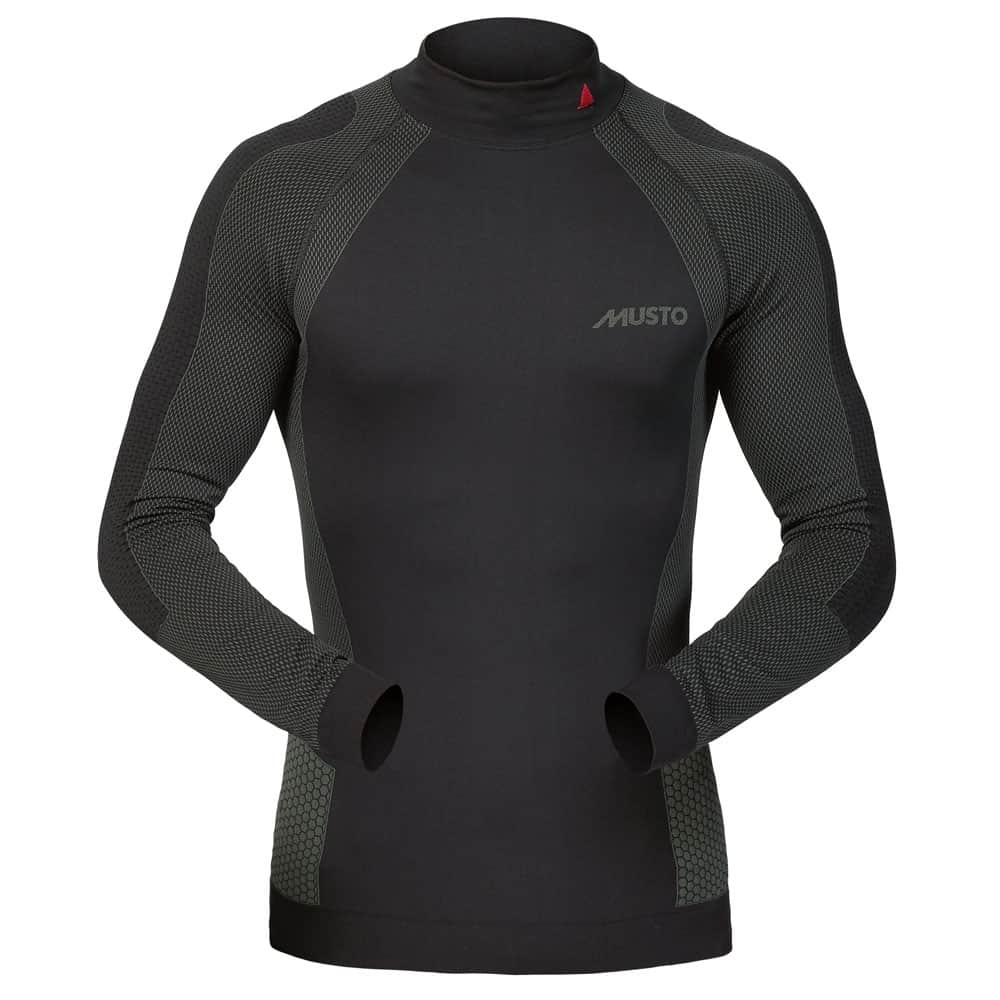 Musto Active Base Layer Long Sleeve Turtleneck Size: XS/S - Black