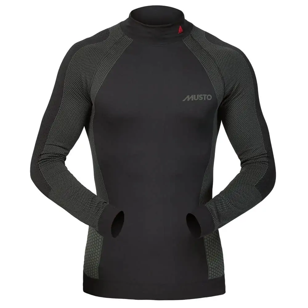Musto Active Base Layer Long Sleeve Turtleneck Size: XS/S - Black