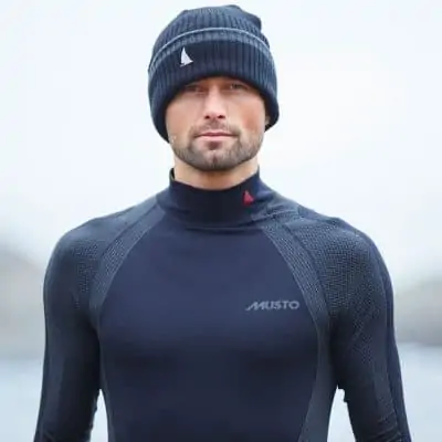 Musto Active Base Layer Long Sleeve Turtleneck Size: XS/S - Black