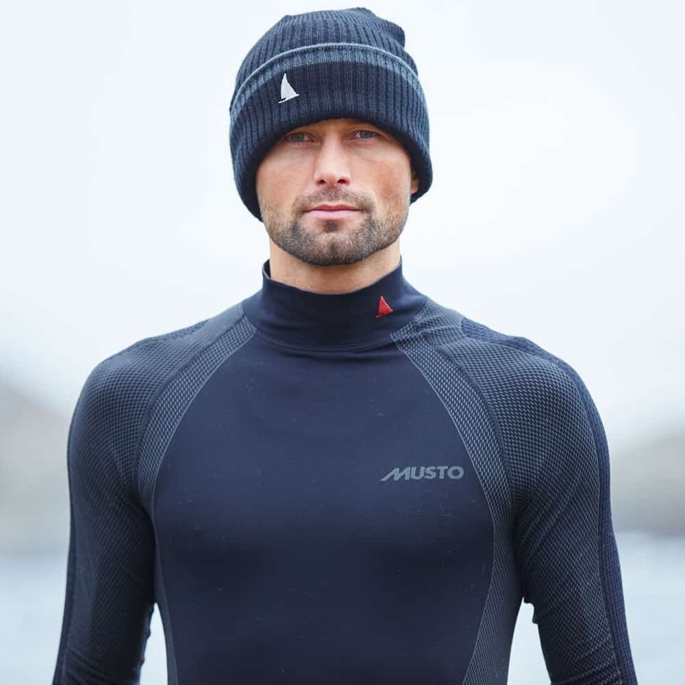 Musto Active Base Layer Long Sleeve Turtleneck Size: XS/S - Black
