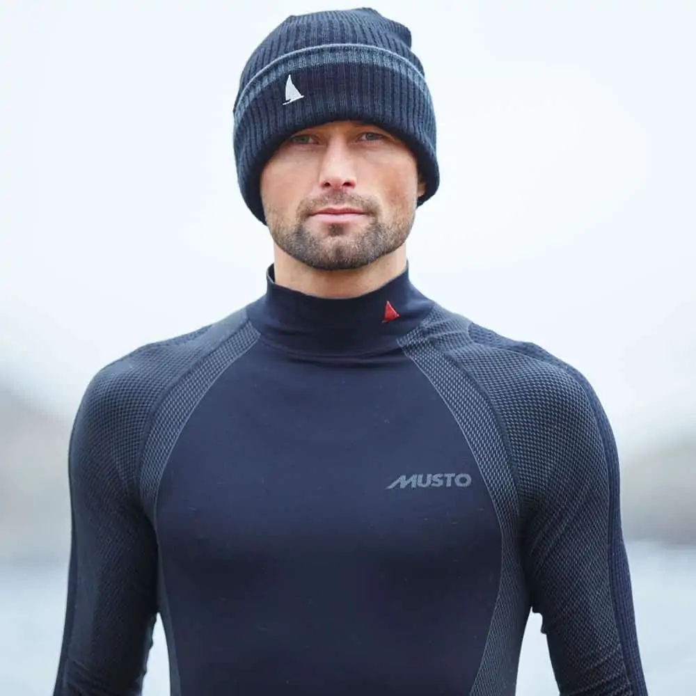 Musto Active Base Layer Long Sleeve Turtleneck Size: XS/S - Black