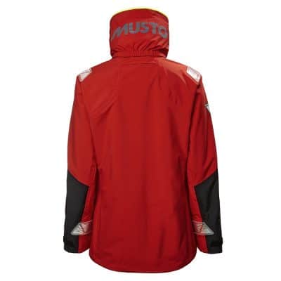 Musto BR2 Coastal Jacket For Women - True Red/Black