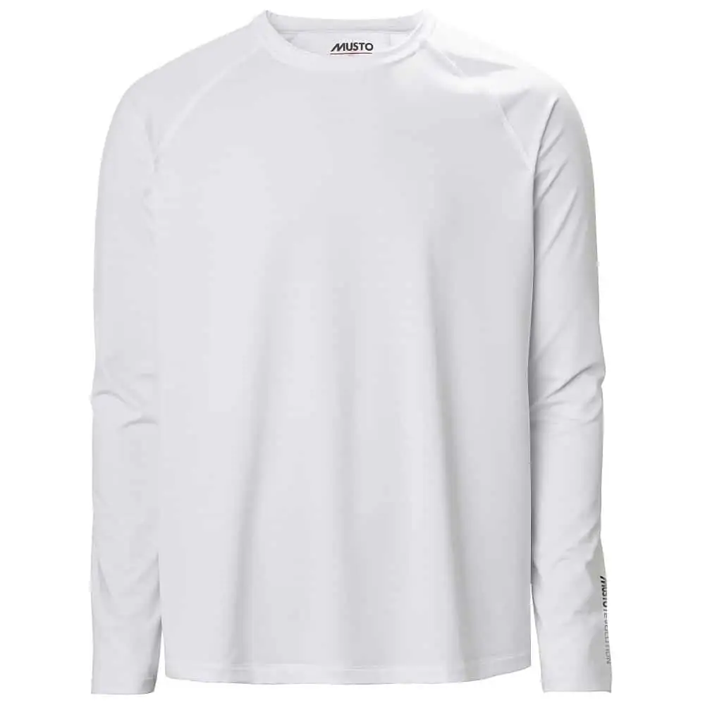 Musto Evo Sunblock Long Sleeve T-Shirt 2.0 - White