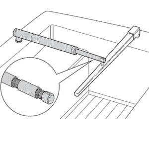 Raymarine Push Rod Extension For Tiller Pilot - Image