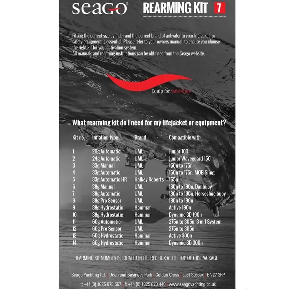 Seago Automatic Re-Arm Kits 38g - Image