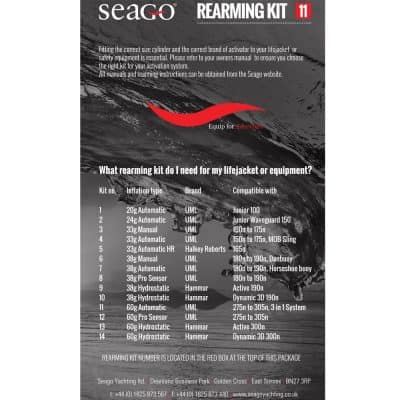 Seago Auto Rearming Kit 60g - Image