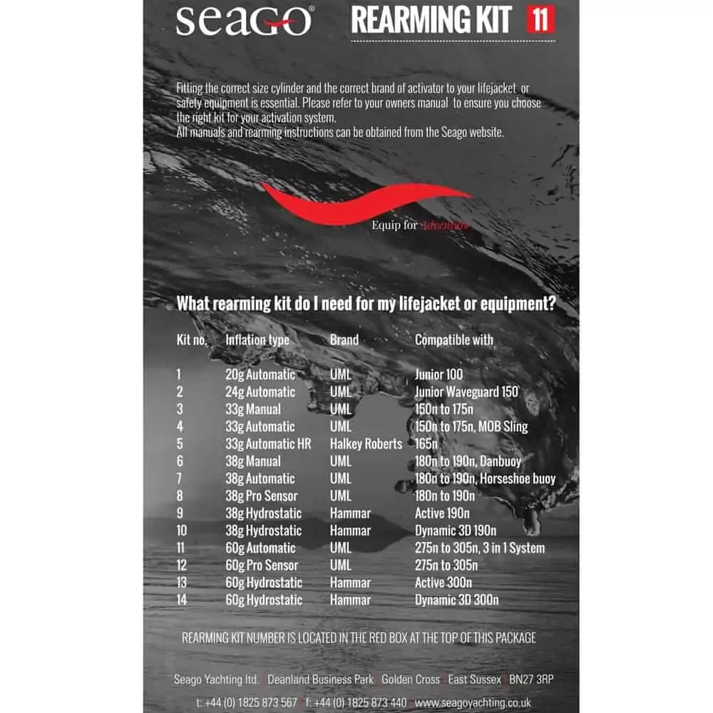 Seago Auto Rearming Kit 60g - Image