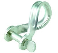 Shackle Strip Twisted Stainless Steel 6 x 22mm - SHKL STRIP TWISTED S/S 6X22MM