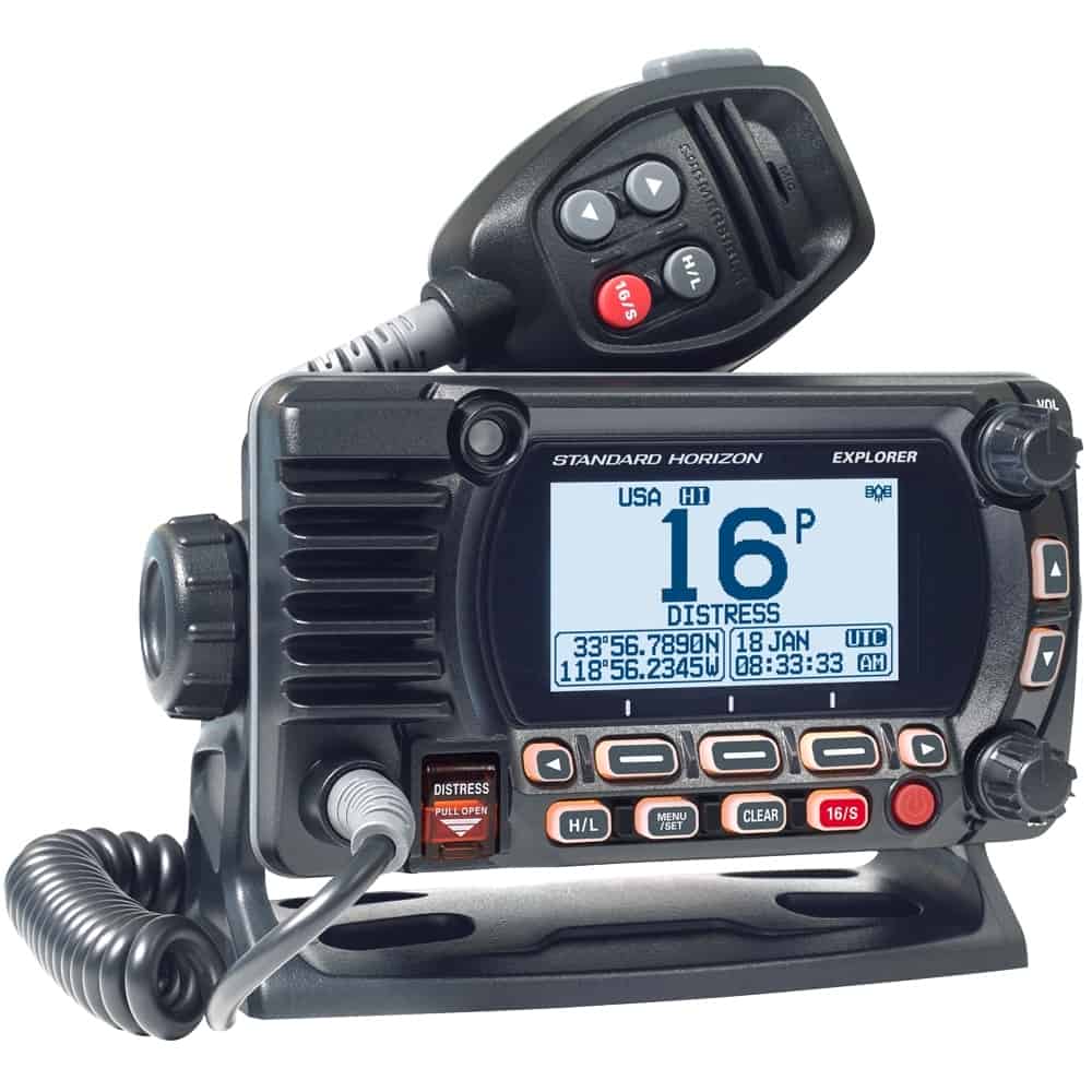 STANDARD Horizon GX1850B 25W VHF/NMEA2000 Explorer Series & HC1600 Rain...