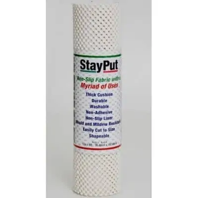 Stay Put ECO PERformance Non-Slip Fabric/Matting - White
