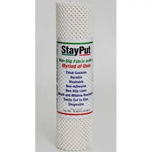 Stay Put ECO PERformance Non-Slip Fabric/Matting - White