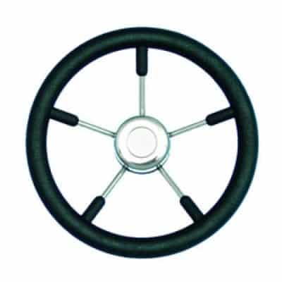 Steering Wheel Black 5 Spokes - STEERING WHEEL BLACK 5SPOKE