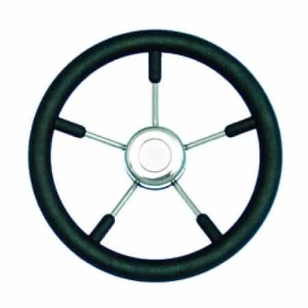 Steering Wheel Black 5 Spokes - STEERING WHEEL BLACK 5SPOKE