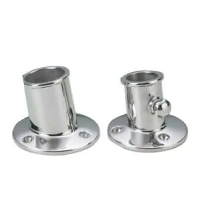 Talamex Flag Pole Socket Stainless Steel 25mm - Image