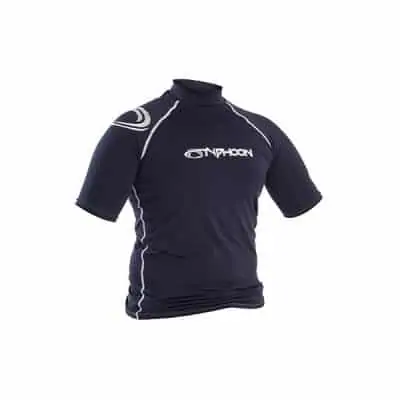 Typhoon Junior Short Sleeve Rash Vest - Dark Teal