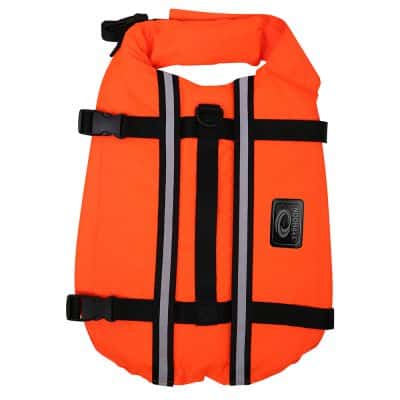 Typhoon Totland Dog Vest - Orange/Black