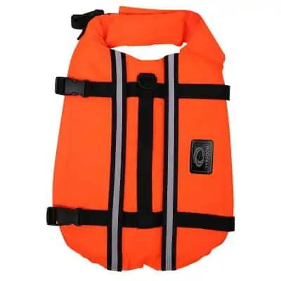 Typhoon Totland Dog Vest - Orange/Black