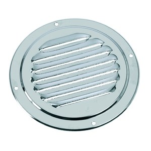 Ventilator Louvre Round Vent Electro Polished - Image