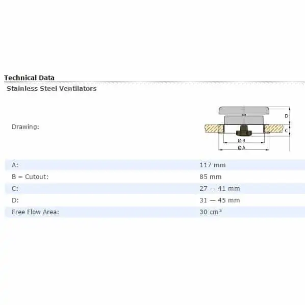 Vetus Portos Mushroom Ventilator - Image