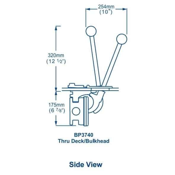 Whale Gusher 10 Manual Bilge Pump Mk3 (Thru Deck) - Image