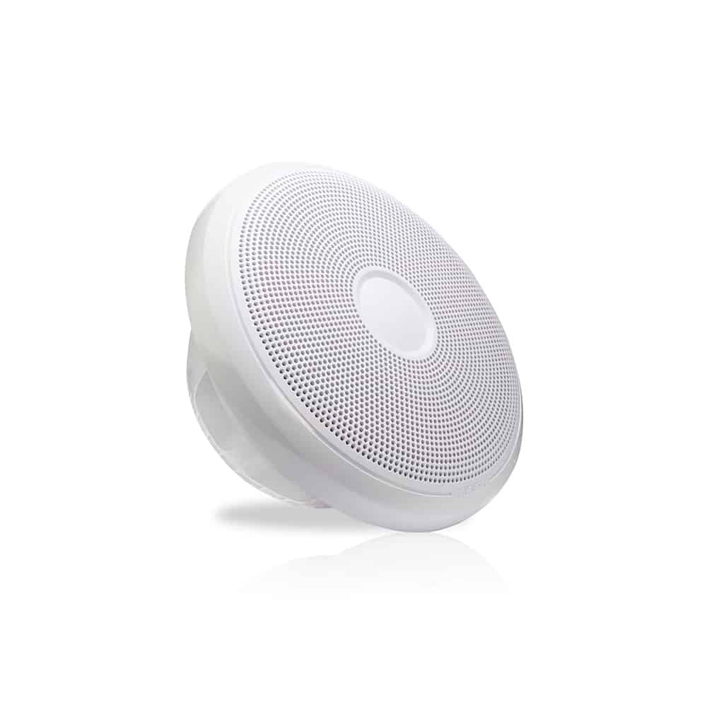 Fusion 10" XS Series Subwoofer Classic Black and White (NO LED) - White Side View