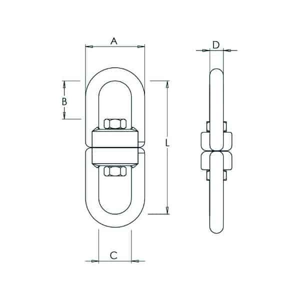 Swivel Double Eye - Image