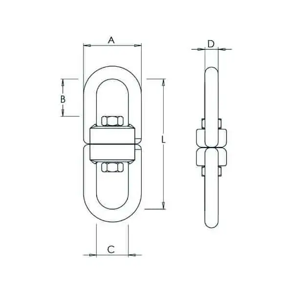 Swivel Double Eye - Image