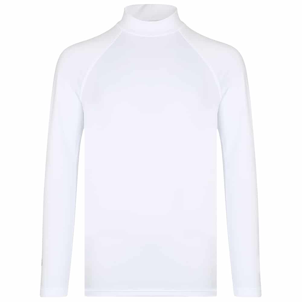 Typhoon Fintra Long Sleeve Tech Rash Vest For Youth - White