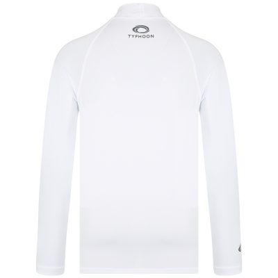Typhoon Fintra Long Sleeve Tech Rash Vest For Youth - White
