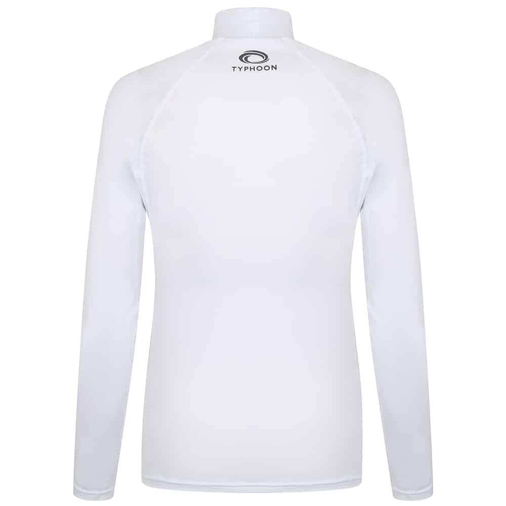 Typhoon Fintras Long Sleeve Tech Rash Vest For Women - White