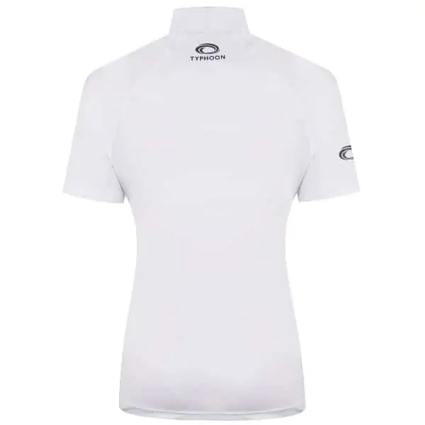 Typhoon Fintras Short Sleeve Tech Rash Vest For Women - White