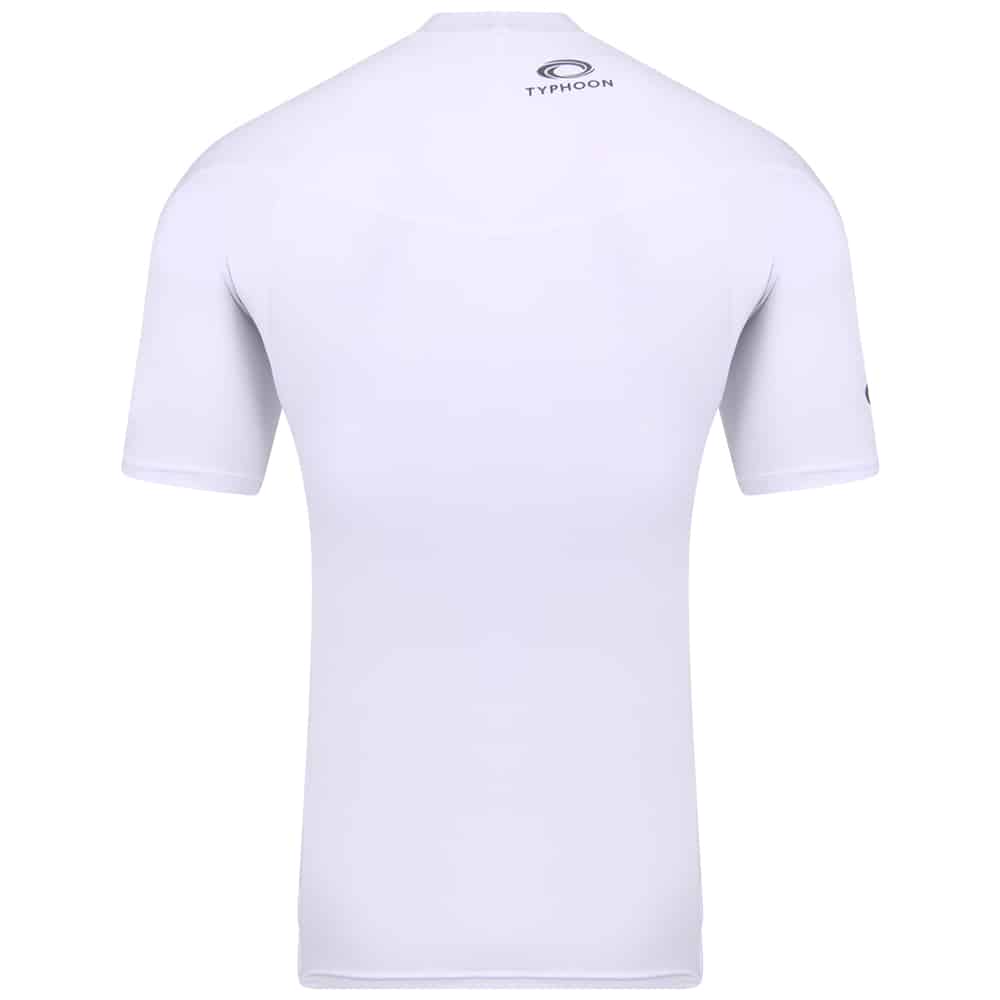 Typhoon Fintra Short Sleeve Tech Rash Vest For Men - White
