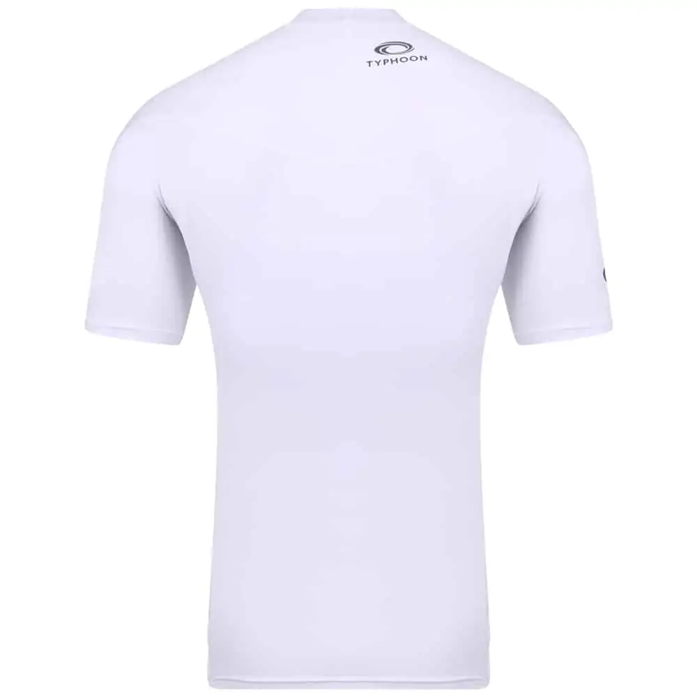 Typhoon Fintra Short Sleeve Tech Rash Vest For Men - White