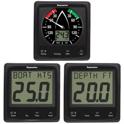 Raymarine i50 and i60 Pack Speed, Depth and Wind - Image